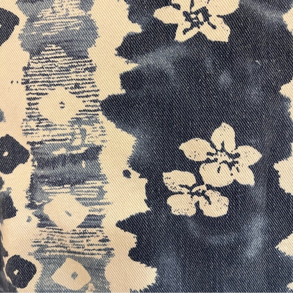 Vivaldi vintage Blue Floral Denim Vest - Picture 4 of 6